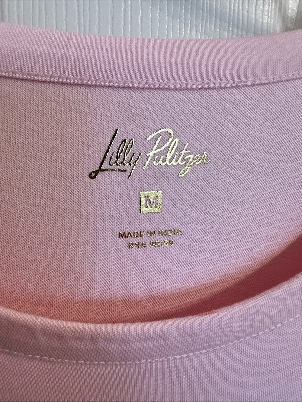 Lilly Pulitzer Clairmont Rick Rack Trimmed Knit Top in Pink Muse Size M - Picture 6 of 6